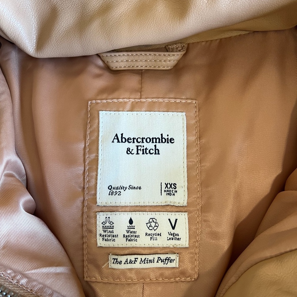 Tan Puffer Jacket - Picture 4 of 4